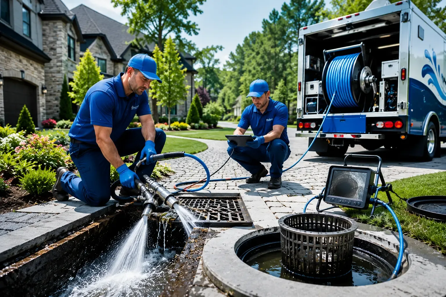 Local outdoor drain cleaning professionals in North Canton, CT
